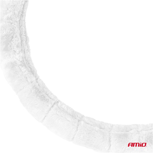 Pokrowiec nakładka na kierownicę samochodową M 37-39cm SWC-53-M AMIO-03566 -zdjęcie numer 2
