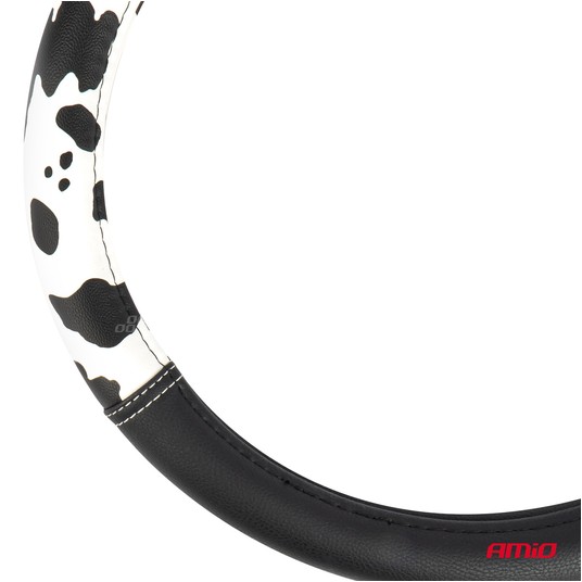 Pokrowiec nakładka na kierownicę samochodową SWC-62-M 37-39cm AMIO-04172 -zdjęcie numer 2