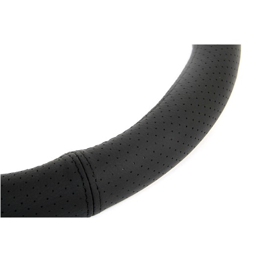 Pokrowiec skórzany perforowany nakładka na kierownicę samochodową M 37-39cm AMIO-01766 -zdjęcie numer 2