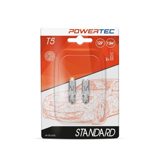 Powertec STANDARD 12V 1.2W W2x4,6d T5 -zdjęcie numer 1
