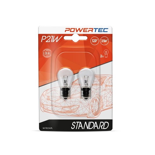 Powertec STANDARD 12V 21W BA15s P21W -zdjęcie numer 1