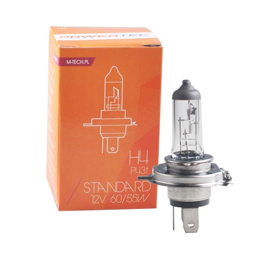 Powertec STANDARD H4 12V kartonik -zdjęcie numer 1