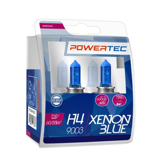 Powertec Xenon Blue H4 12V DUO -zdjęcie numer 3