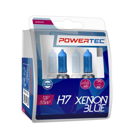 Powertec Xenon Blue H7 12V DUO -zdjęcie numer 3