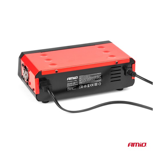 Prostownik cyfrowy stacjonarny 10A 6V 12V AMIO-04056 -zdjęcie numer 5