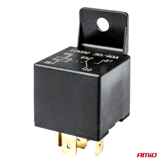 Przekaźnik uniwers.12V 5 PIN 30/40A+Gniazdo Wiązka -photo number 2