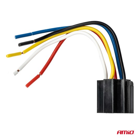Przekaźnik uniwers.12V 5 PIN 30/40A+Gniazdo Wiązka -photo number 3