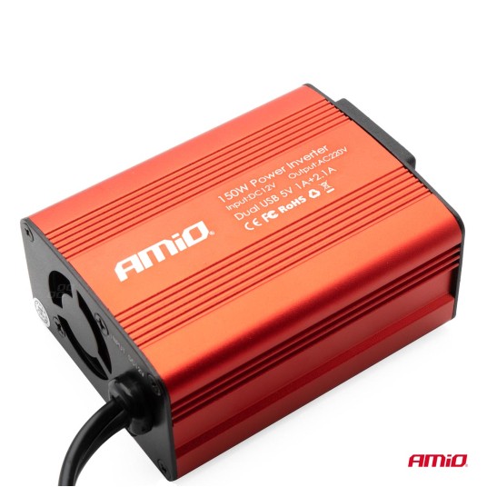& Przetwornica napięcia 12V/230V 150W/300W 2xUSB -photo number 5