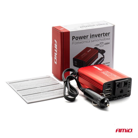 & Przetwornica napięcia 12V/230V 150W/300W 2xUSB -photo number 3
