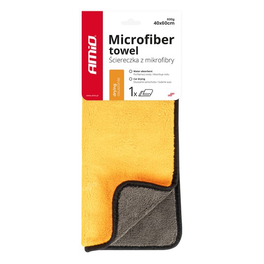 Ściereczka mikrofibra ręcznik do osuszania samochodu auta lakieru 40x60 cm -zdjęcie numer 1
