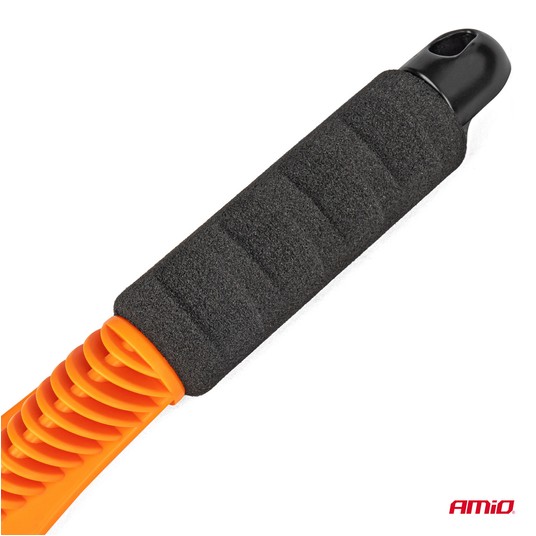 Skrobaczka do szyb śniegu lodu z uchwytem SOFT GRIP AMIO-01460 -zdjęcie numer 2