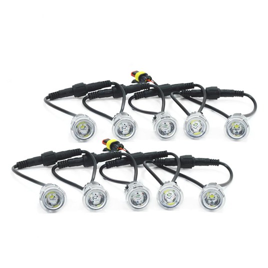 Światła do jazdy dziennej AMiO DRL 502 mini AMIO-01521 -zdjęcie numer 6