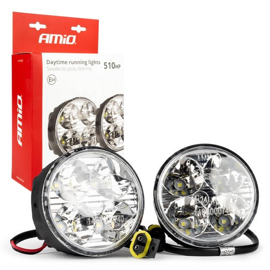 Światła do jazdy dziennej DRL 510HP AMIO-01524 -zdjęcie numer 1