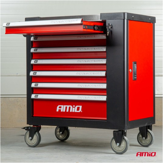 Szafka warsztatowa na narzędzia 840x460x870mm AMIO-04891 -zdjęcie numer 6