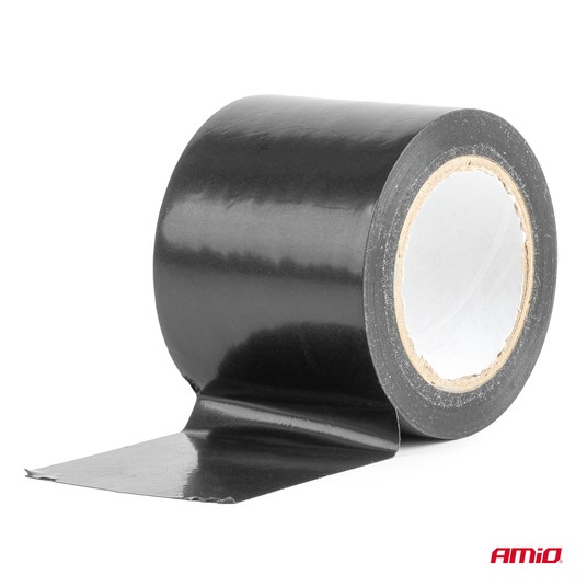 Taśma izolacyjna szkot czarna PCV 48mm x 10m AMIO-02610 -zdjęcie numer 2
