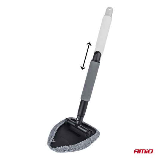 Teleskopowa myjka szczotka do szyb okien luster 24-40 cm AMIO-02611 -zdjęcie numer 6