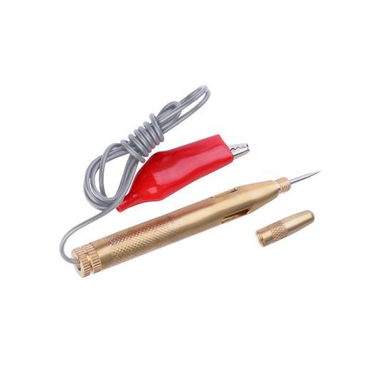 Tester próbnik napięcia 6V 12V 24V metalowy igła AMIO-01036 -zdjęcie numer 1