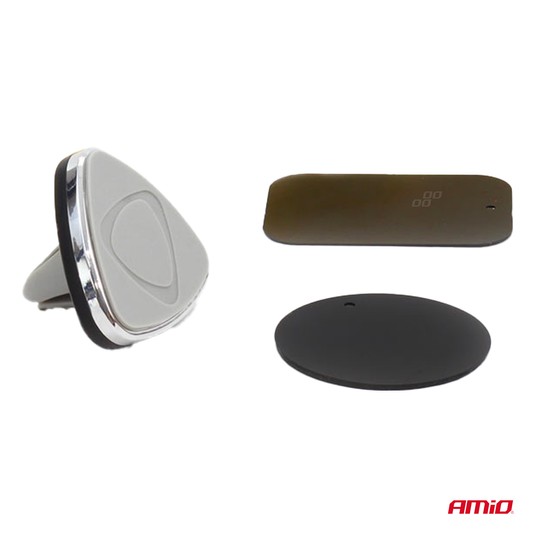 Uchwyt magnetyczny na telefon do samochodu na kratkę HOLD-01 AMIO-01043 -zdjęcie numer 6
