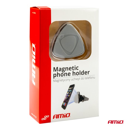 Uchwyt magnetyczny na telefon do samochodu na kratkę HOLD-01 -zdjęcie numer 2