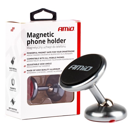 Uchwyt na telefon do samochodu magnetyczny przyklejany HOLD-10 -zdjęcie numer 2