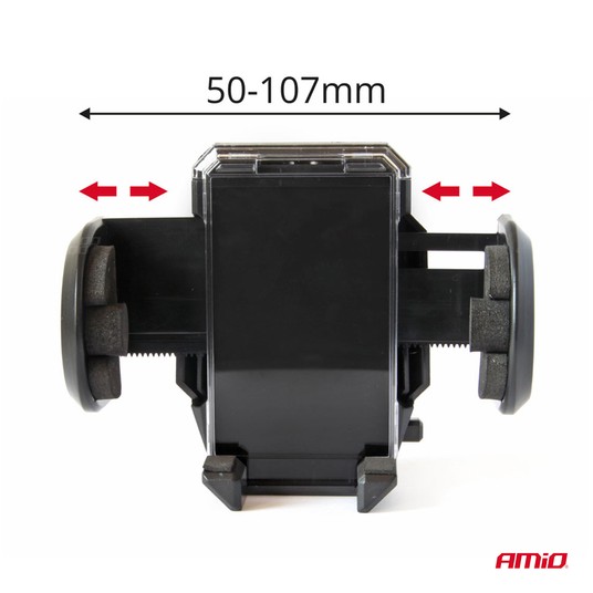 Uchwyt na telefon do samochodu regulowany HOLD-03 AMIO-01250 -zdjęcie numer 5