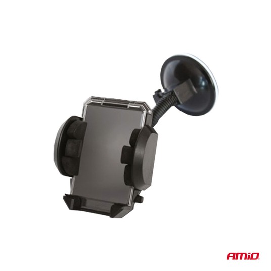 Uchwyt na telefon do samochodu regulowany HOLD-03 AMIO-01250 -zdjęcie numer 3