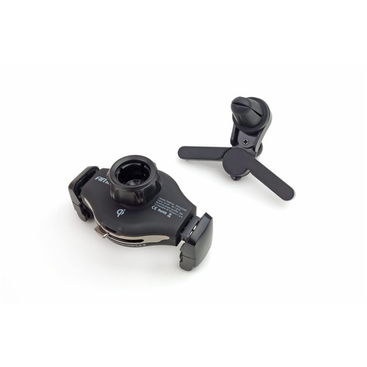 Uchwyt na telefon do samochodu z ładowarką indukcyjną COMBO QC 3.0 AMIO-02249 -zdjęcie numer 3