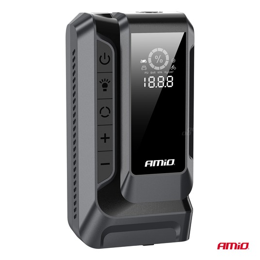 Urządz. rozruchowe 4w1 powerbank kompr. 12Ah 1600A -photo number 5