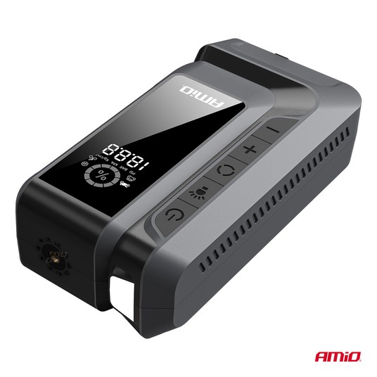 Urządz. rozruchowe 4w1 powerbank kompr. 12Ah 1600A -photo number 7
