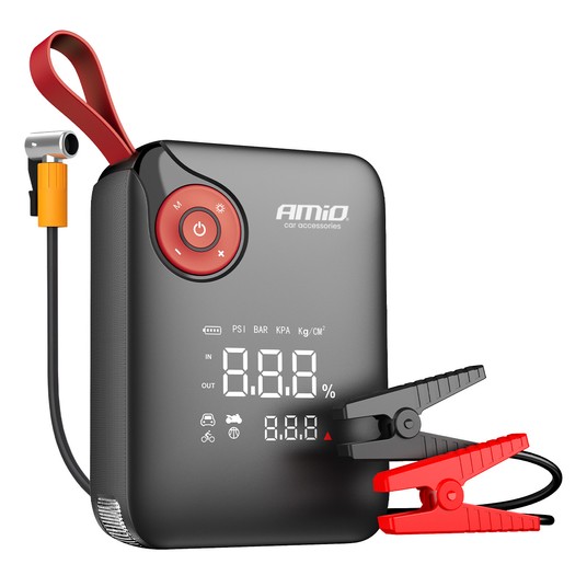 Urządz. rozruchowe 4w1 powerbank kompr. 7,2Ah 600A -photo number 1