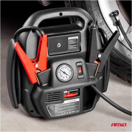 Urządzenie rozruchowe jump starter booster 4w1 12V AMIO-02523 -zdjęcie numer 5