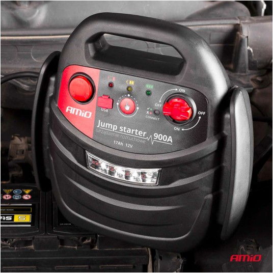 Urządzenie rozruchowe jump starter booster 4w1 12V AMIO-02523 -zdjęcie numer 7