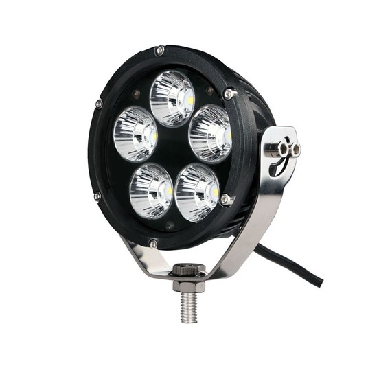 WLC101 Driving light side bracket round black CREE -photo number 1