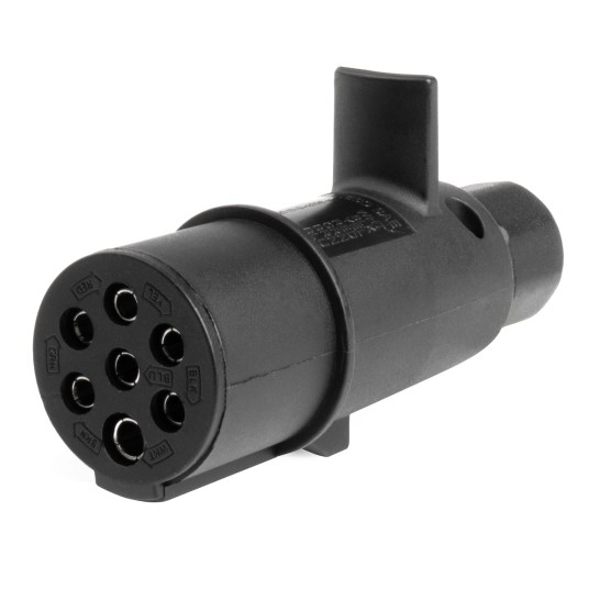 Wtyk przyczepy 7 PIN typ N 24V TIR AMIO-03222 -zdjęcie numer 1