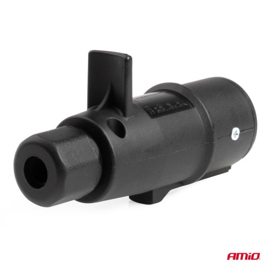 Wtyk przyczepy 7 PIN TYP S 24V TIR AMIO-03224 -zdjęcie numer 2