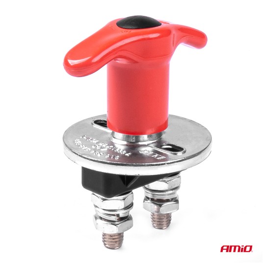 Wyłącznik odłącznik prądu akumulatora hebel 12/24V AMIO-03024 -zdjęcie numer 4