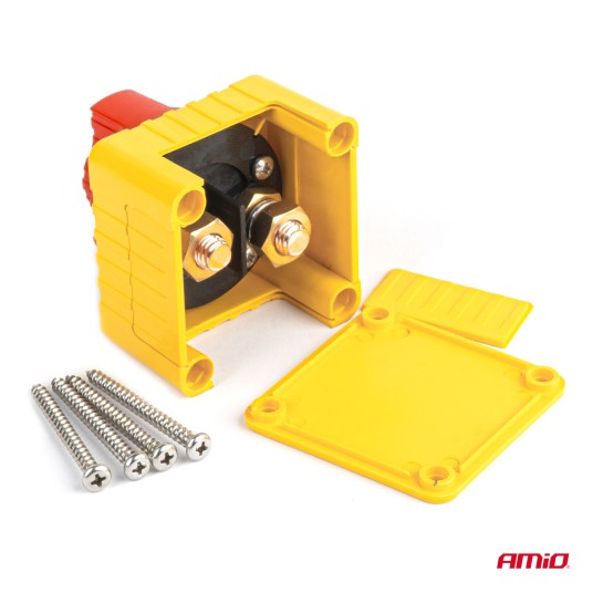 Wyłącznik odłącznik prądu hebel akumulatora 12V - 48V max 300A AMIO-03839 -zdjęcie numer 3