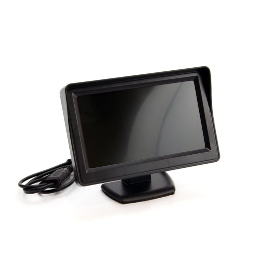 Wyświetlacz monitor do kamery cofania TFT01 4,3 kolor AMIO-01020 -zdjęcie numer 3