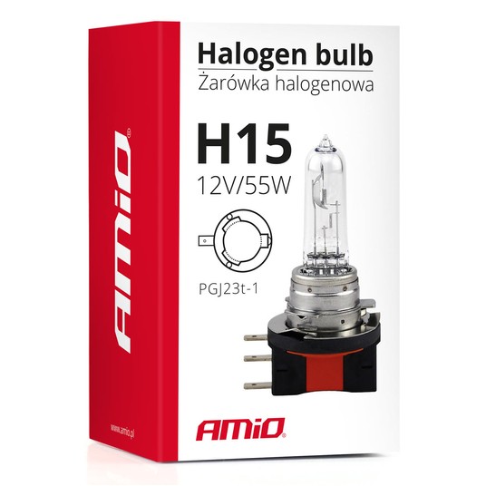 Żarówka halogenowa H15 12V/55W -photo number 2
