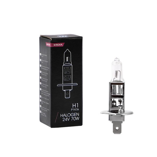 Żarówka halogenowa M-Tech 24V 70W H1 -photo number 1