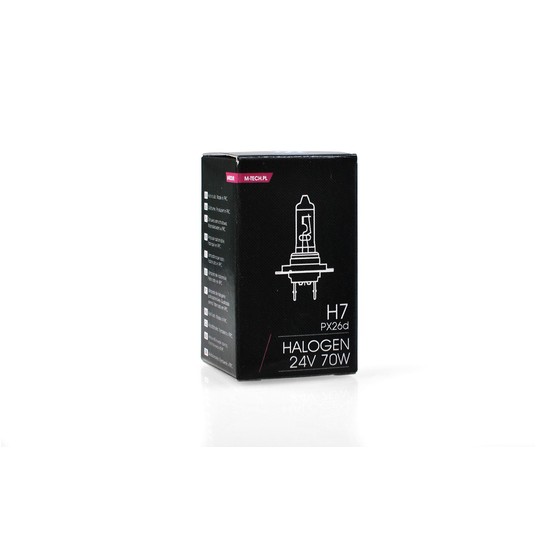Żarówka halogenowa M-Tech 24V 70W H7 -photo number 2