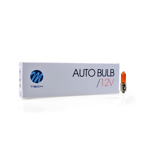 Żarówka halogenowa M-Tech BAW9S 12V/21W HY21W Ambe -photo number 1