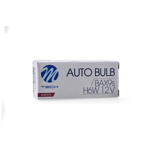 Żarówka halogenowa M-Tech BAX9S 12V/6W H6W CLEAR -zdjęcie numer 2