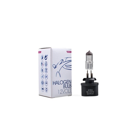 Żarówka halogenowa M-TECH H27W/1 880 12V 27W PG13 -zdjęcie numer 1
