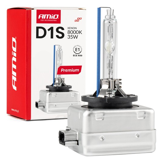 Żarówka ksenonowa żarnik xenon D1S 8000K AMiO PREMIUM AMIO-01410 -zdjęcie numer 1