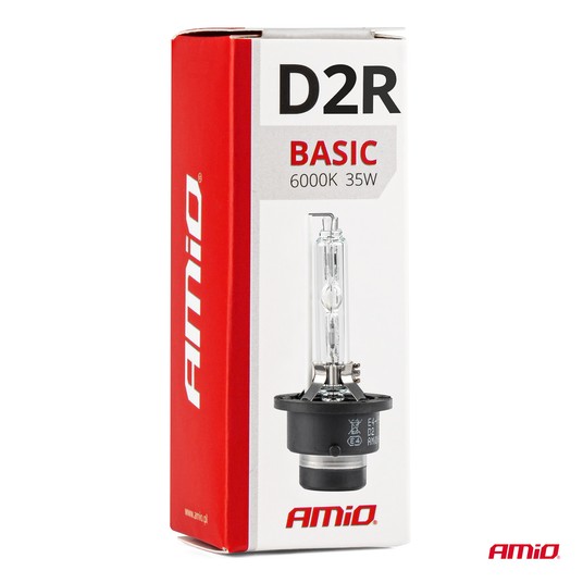 Żarówka ksenonowa, żarnik xenon D2R 6000K AMiO BASIC -zdjęcie numer 2