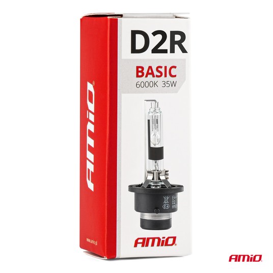Żarówka ksenonowa żarnik xenon D2R 6000K AMiO BASIC AMIO-01412 -zdjęcie numer 2