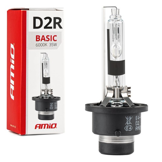 Żarówka ksenonowa żarnik xenon D2R 6000K AMiO BASIC AMIO-01412 -zdjęcie numer 1