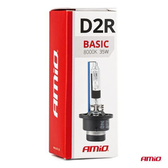 Żarówka ksenonowa żarnik xenon D2R 8000K AMiO BASIC AMIO-01413 -zdjęcie numer 2
