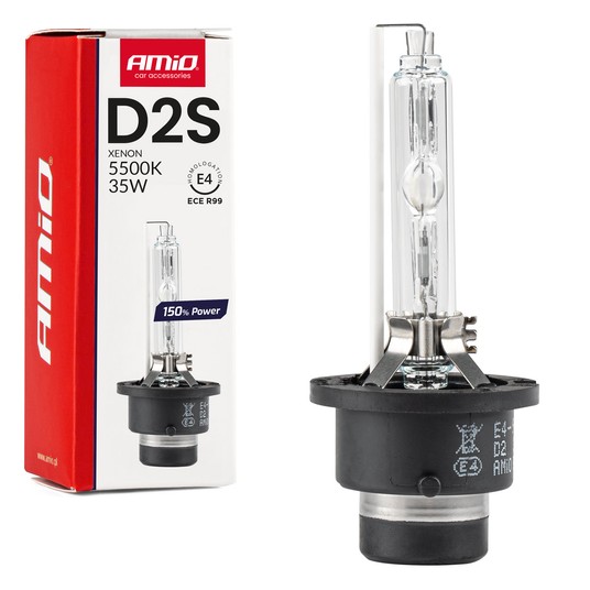 Żarówka ksenonowa żarnik xenon D2S 5500K AMiO 150% POWER AMIO-01973 -zdjęcie numer 1